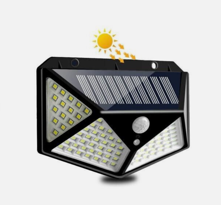 lampara led panel solar