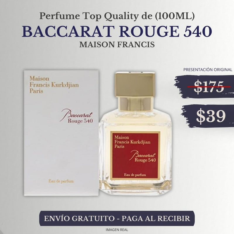 PERFUME BACCARAT ROUGE 540 (100ML)